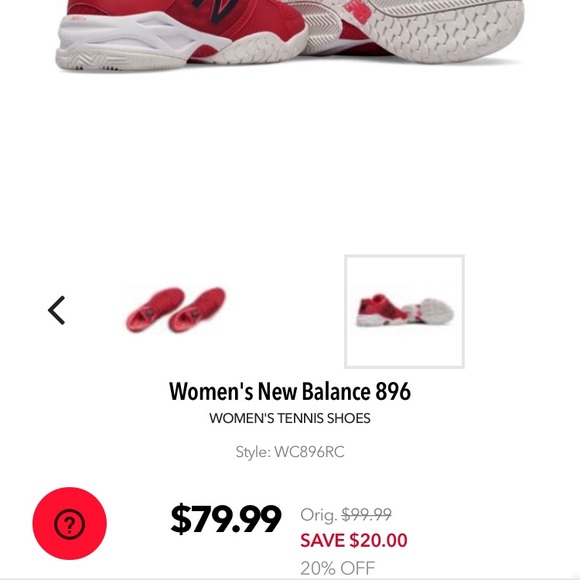 New Balance 896 // running shoes // size 7 - Picture 7 of 7